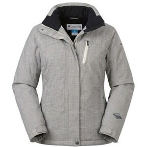 Columbia Titanium Omni-Tech Women's Plaid Ski Jacket sz M